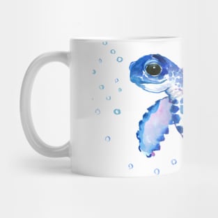 Sea Turtle Children art Mug